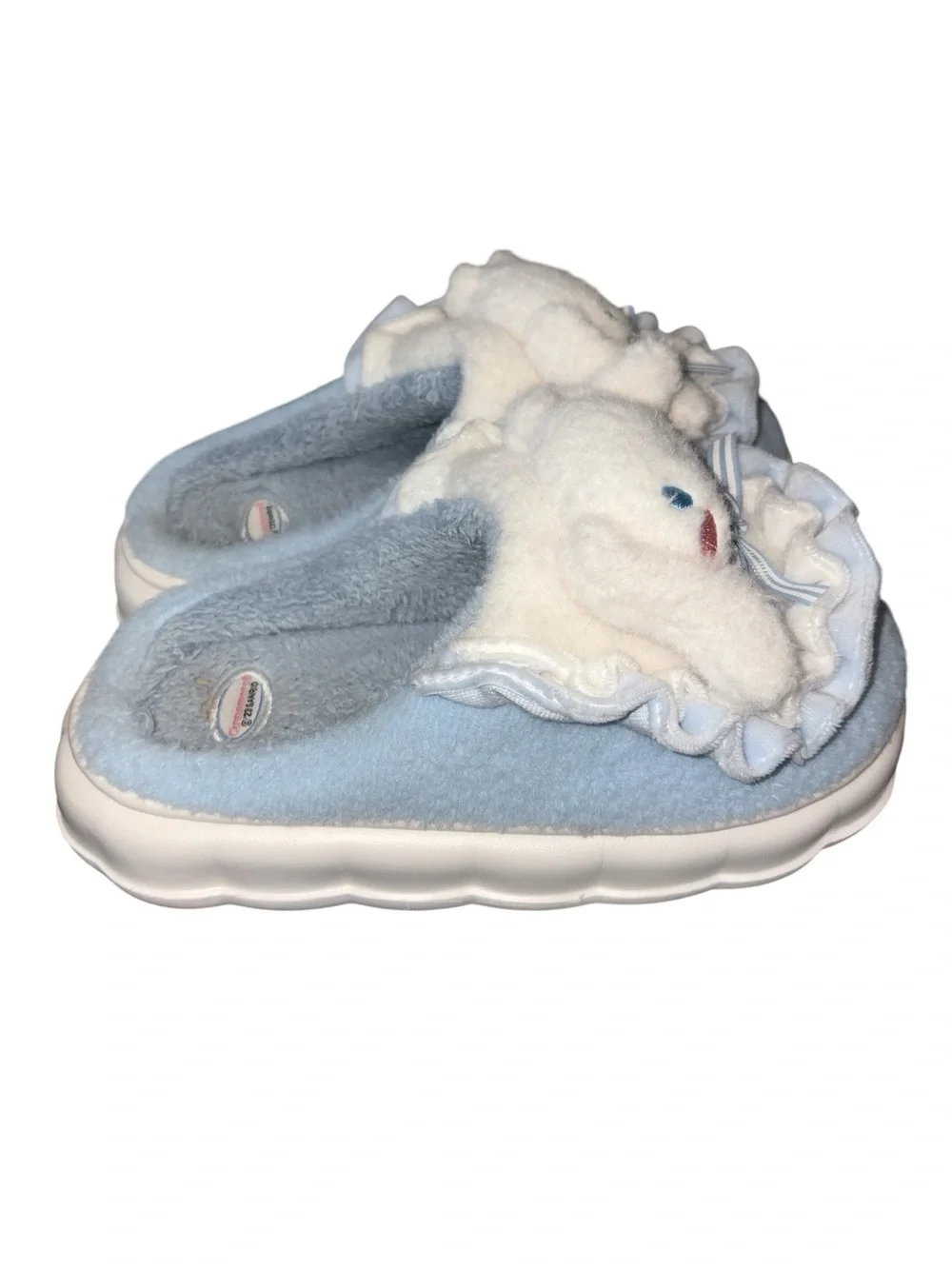 Cinnamoroll Cute Blue and White Plush Slippers